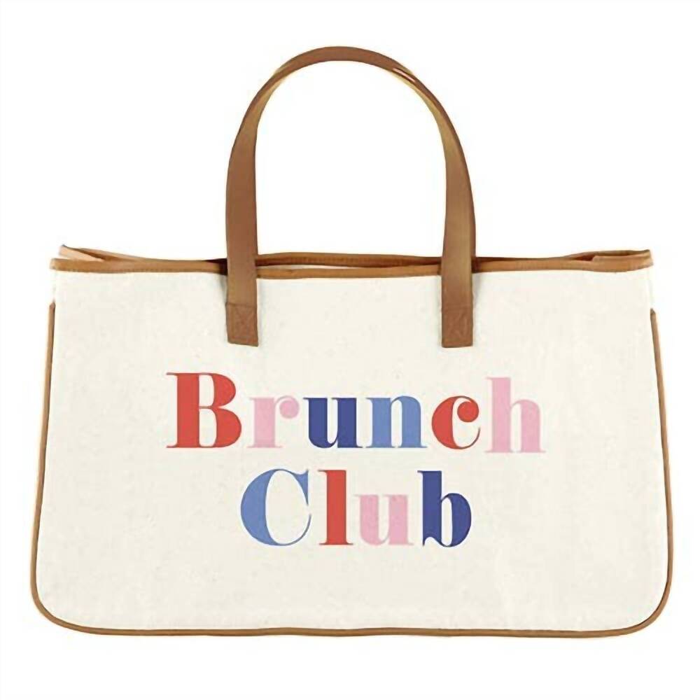 NEW SLANT COLLECTIONS canvas tote in brunch club